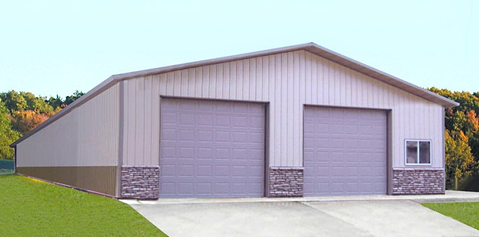 Metal Barn Kits Construction Meterials Pictures to pin on Pinterest